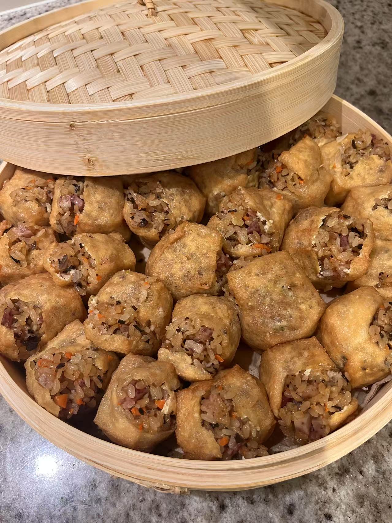 Stuffed Tofu (2 pieces)